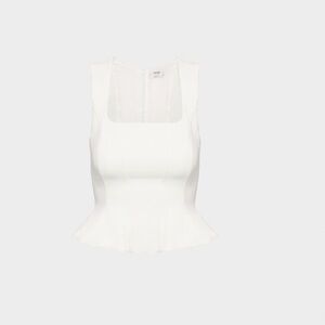 Aritzia White Sleeveless Top